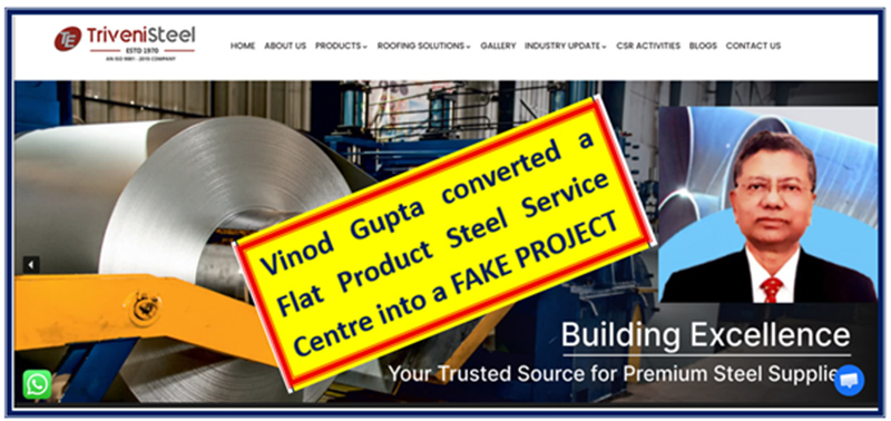 SAIL PROJECT SCAM: Vinod Gupta: “Ye Dil Mange More”