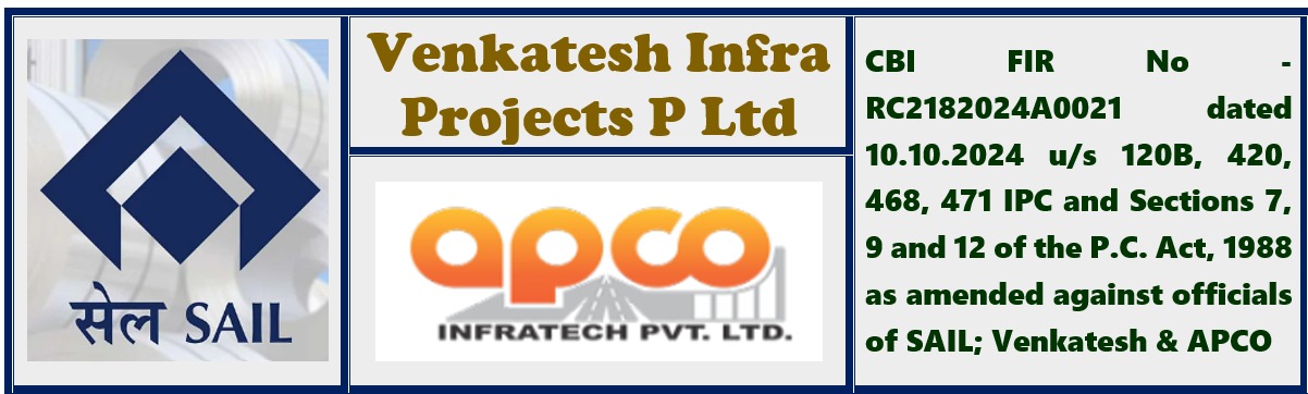 SAIL SCAM: APCO’s letter and Venkatesh’s SCAM
