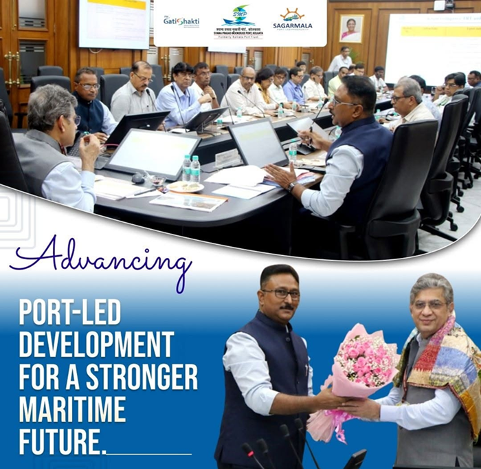 Port Led Development Ports Secretary holds discussions on port-led development initiatives ...
